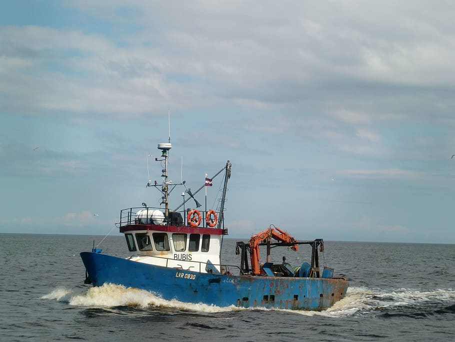 Ship, Cutter, Boot, Sea, rusty, nautical Vessel, transportation HD wallpaper