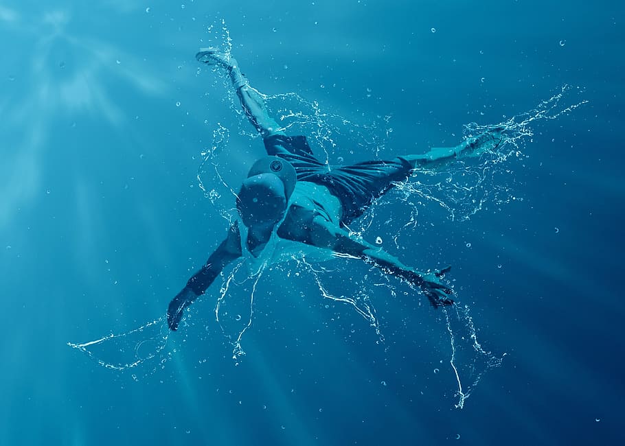 dancer, water, motion, moving, performer, flexibility, elegance HD wallpaper
