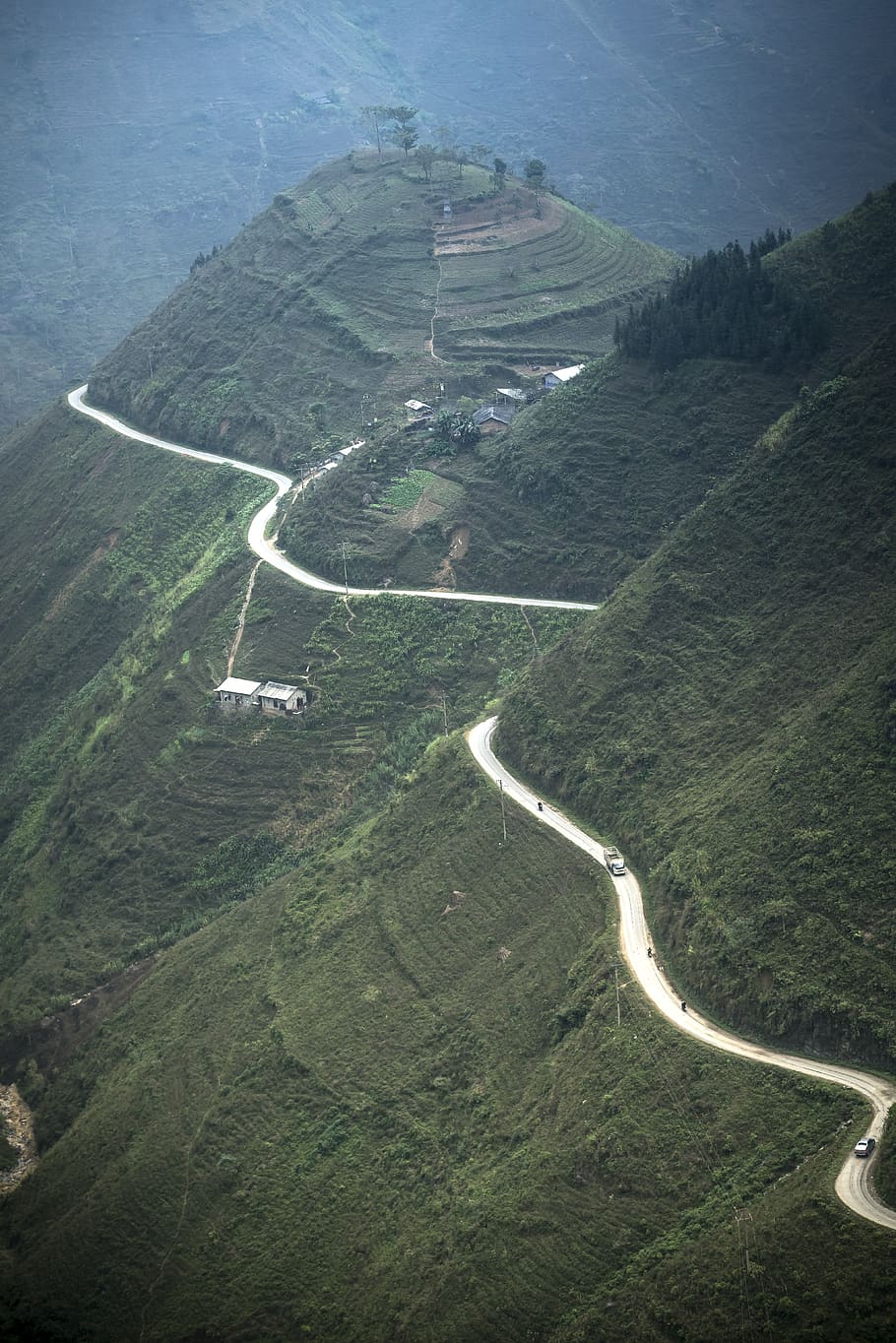 vietnam, ha giang, street, mountain, province, mountain high, HD wallpaper