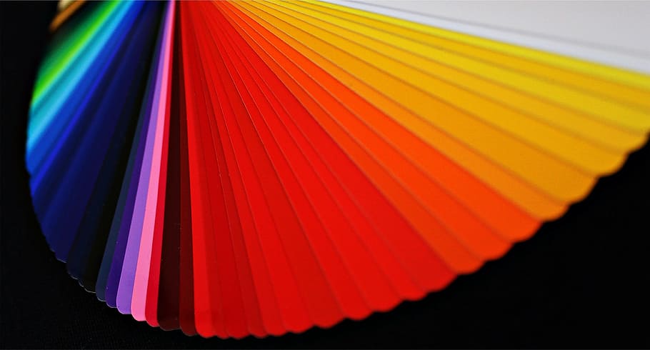 color fan, color picker, color, color palette, range, colorful, HD wallpaper
