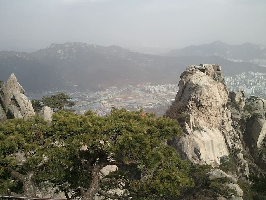 Bukhansan Mountain, Climbing, nature, no people, outdoors, day HD wallpaper
