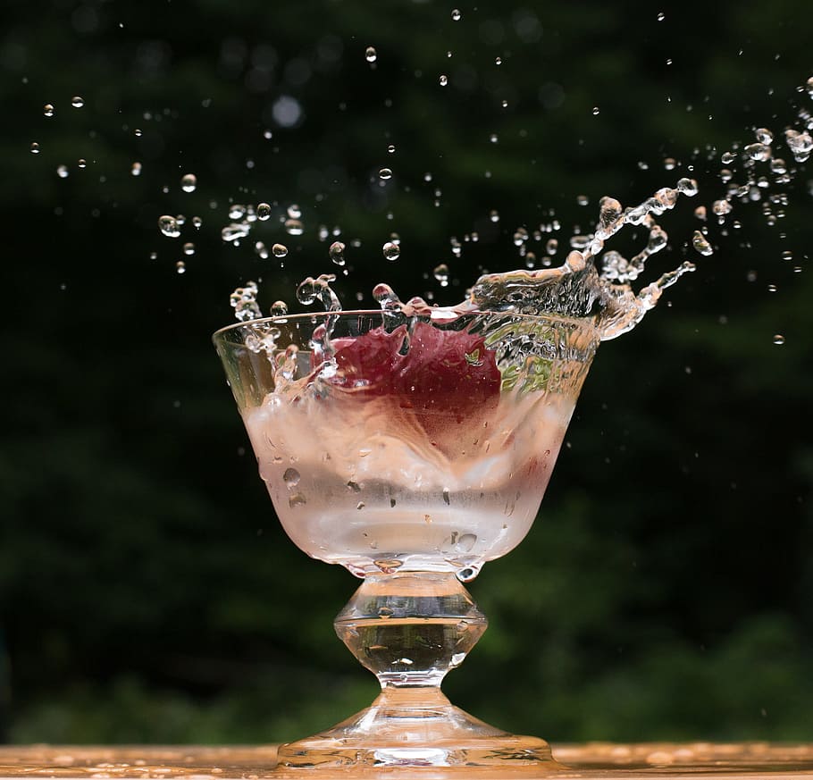 Glass, Water, Water, Drop, drink, drinking glass, refreshment HD wallpaper