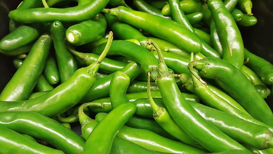 green chili lot, Serrano, Peppers, Chiles, serrano peppers, hot, HD wallpaper