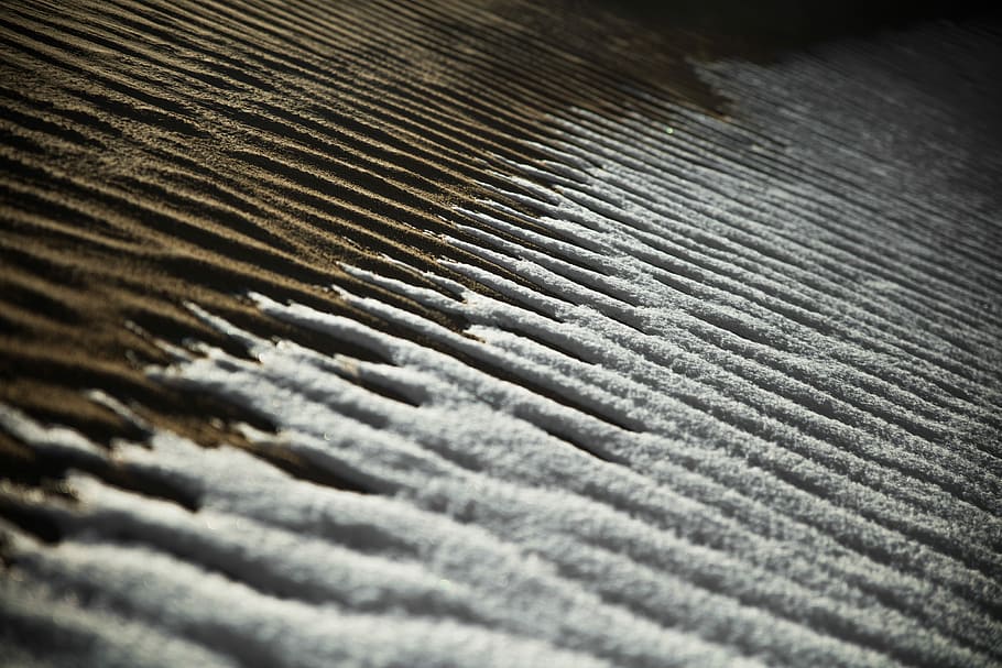 untitled, desert, sand, snow, winter, ripple, full frame, pattern HD wallpaper