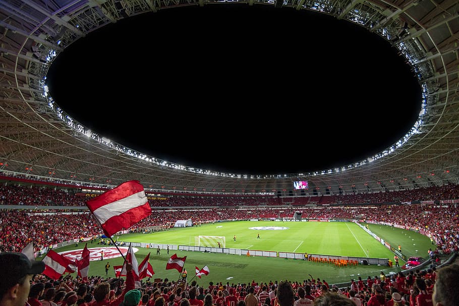 crowd, sport, stadium, fans, arena, brasil, championship, cheering, HD wallpaper