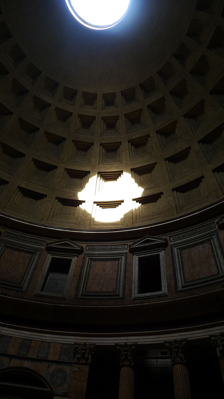 dome, rotunda, rome, low angle view, architecture, built structure HD wallpaper