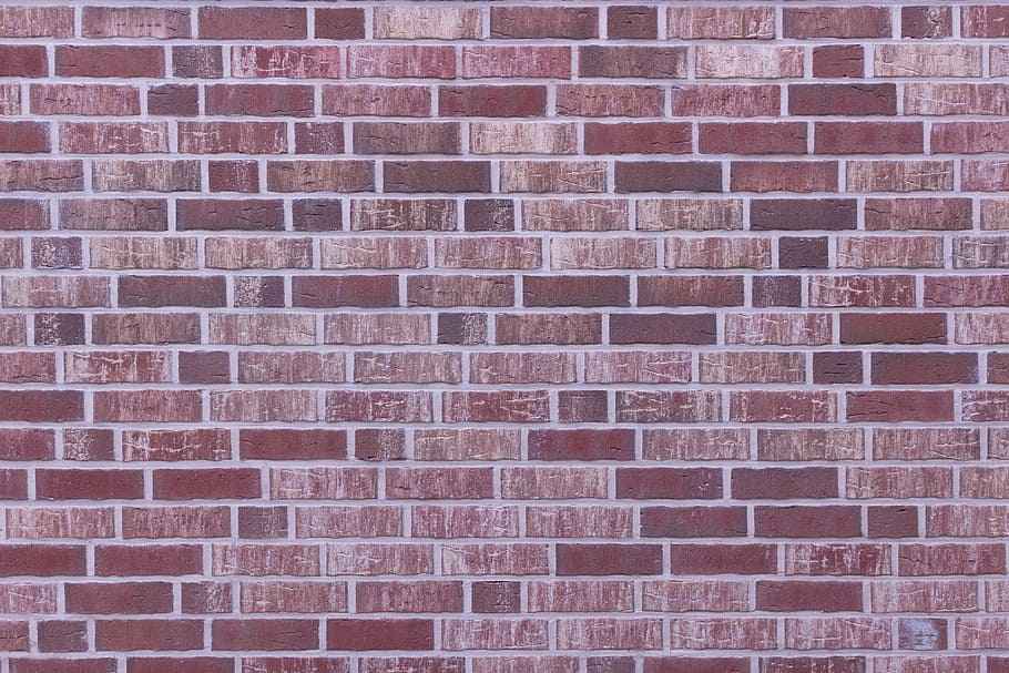 brown brick wall, gaps, red, bricks, stone, texture, structure HD wallpaper