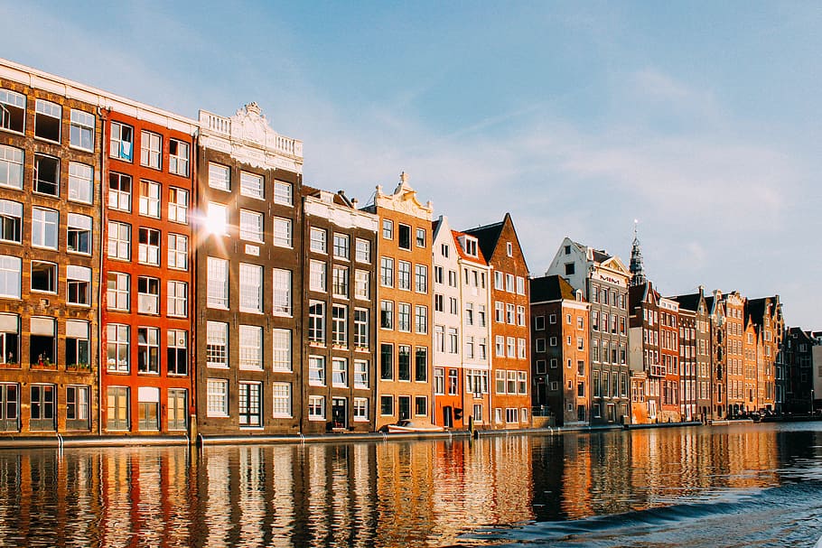 netherlands, view, homes, architecture, building exterior, built structure HD wallpaper