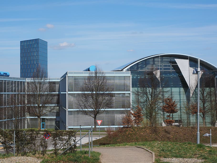 festo, company headquarters, building, architecture, esslingen, HD wallpaper