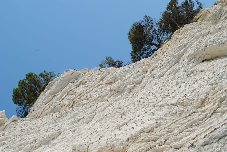Rocks, Trees, Heaven, day, low angle view, outdoors, sand, nature HD wallpaper