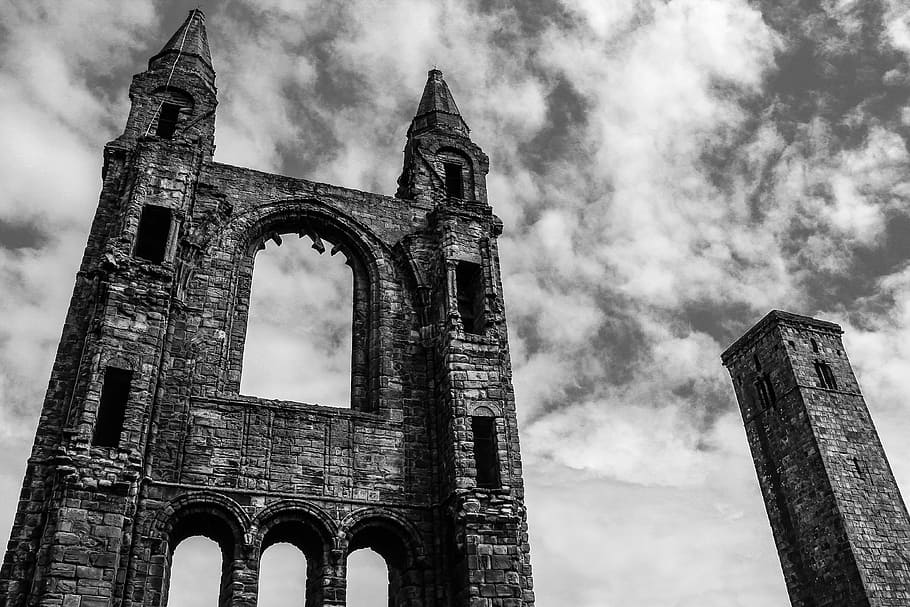 st andrews, cathedral, church, landmark, architecture, building