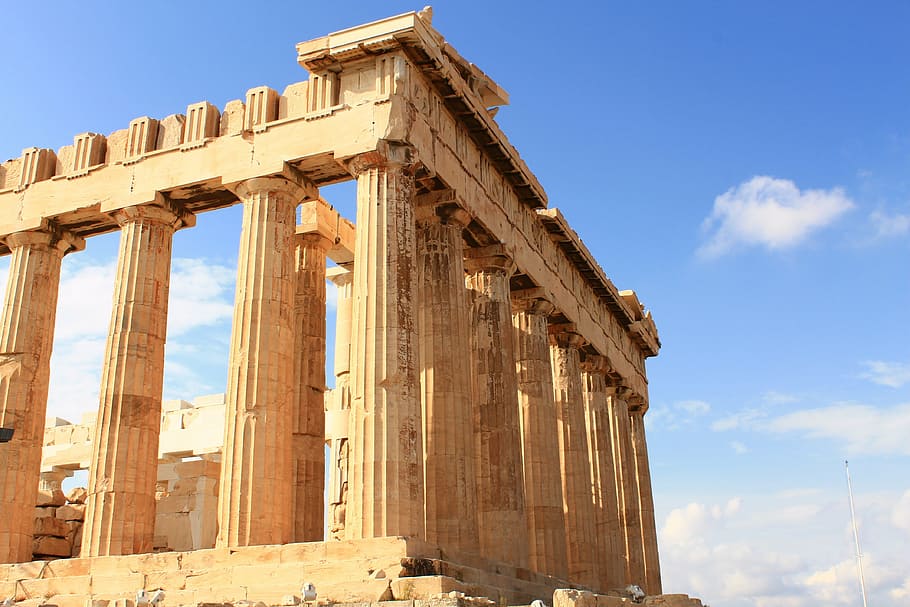 Acropolis Athens Greece, parthenon, ancient, travel, europe, greek, HD wallpaper