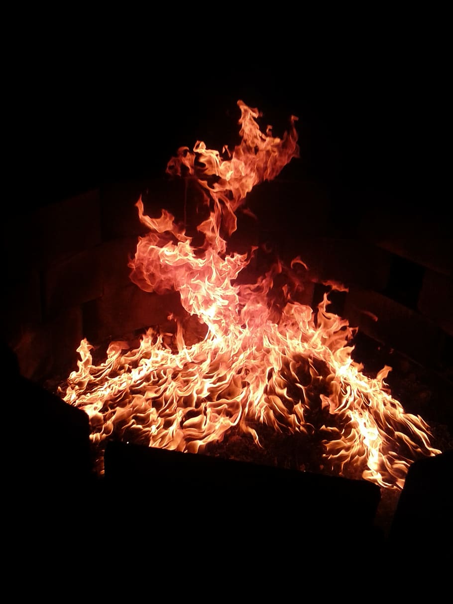 fire, flame, effects, burning, heat - temperature, fire - natural phenomenon HD wallpaper