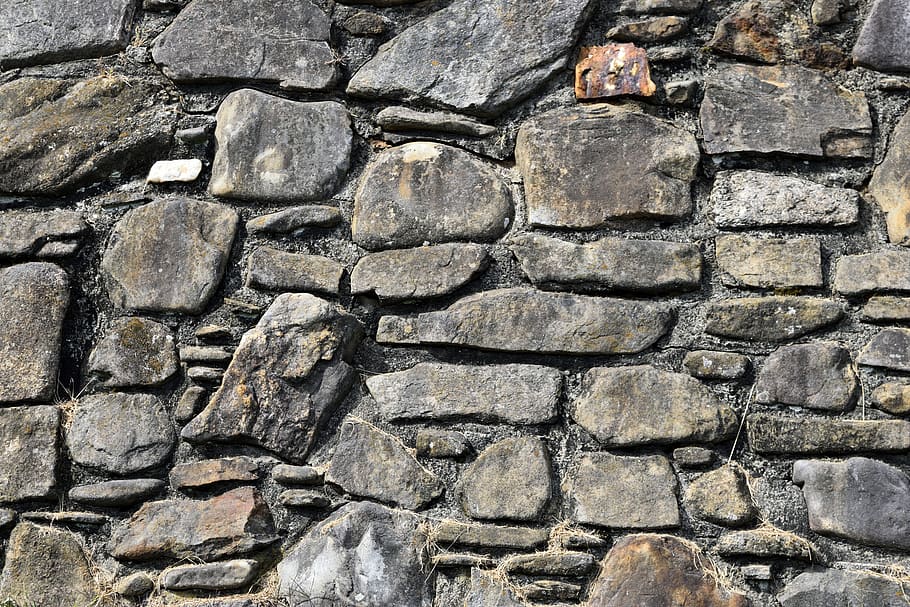 stone wall, rock, background, backdrop, grunge, old, exterior HD wallpaper