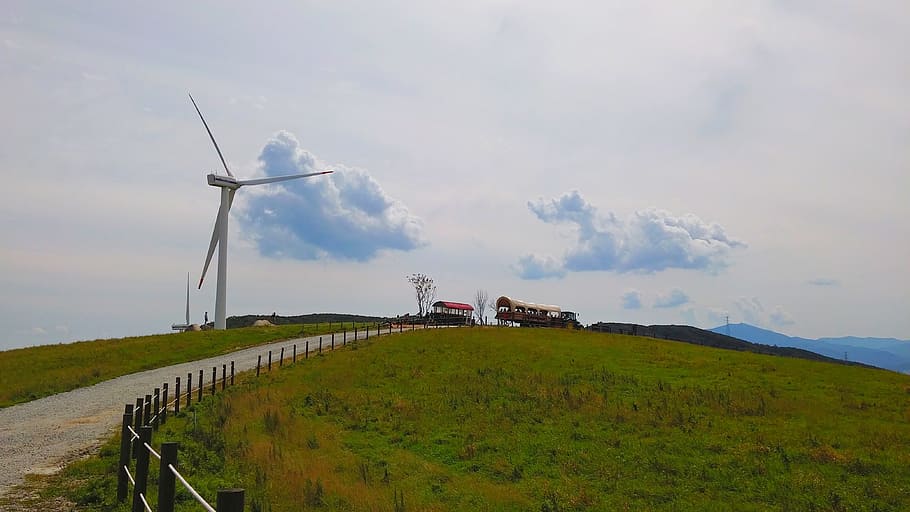 wind, daegwallyeong ranch, wind power generator, environment HD wallpaper