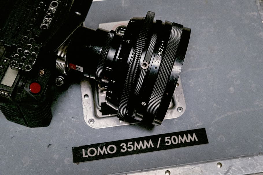 black film camera, equipment, tools, production, lomo, photography HD wallpaper