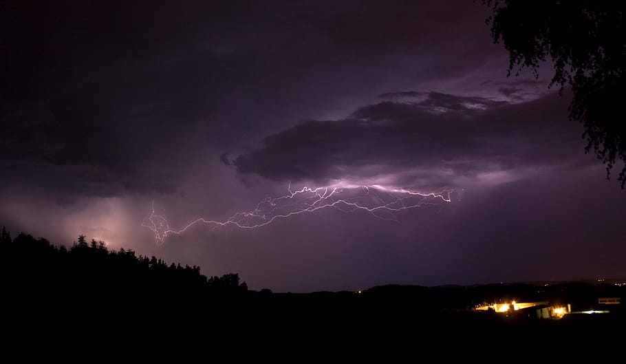 lightning strike photography, storm, cloud, sky, thunder, storm cloud HD wallpaper