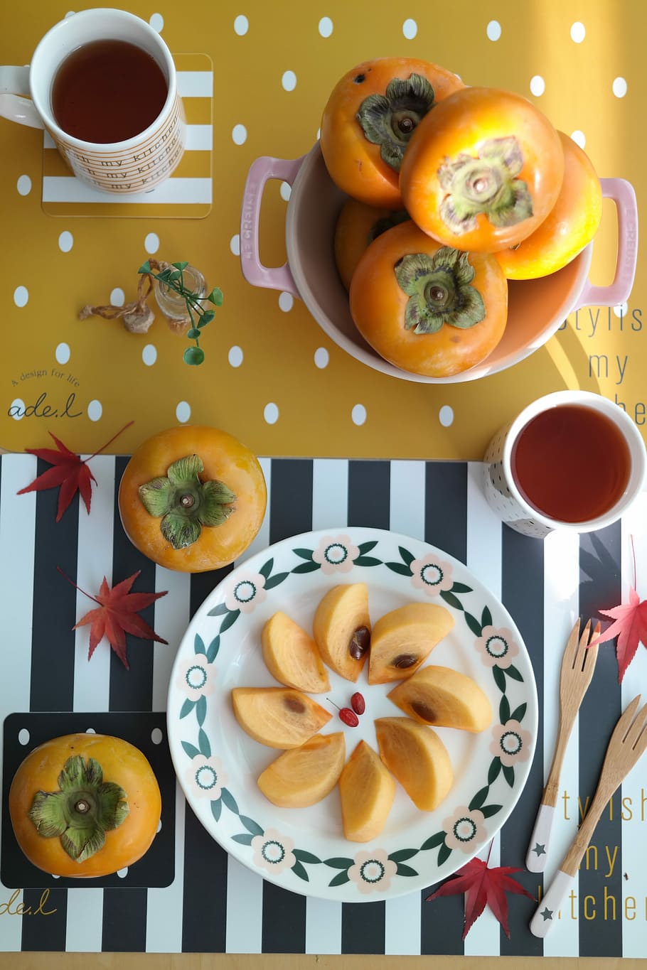 Persimmon, Autumn, Republic, Republic Of Korea, delicious food, HD wallpaper