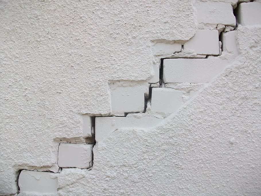 Crack, Background, Texture, Wall, white color, no people, indoors HD wallpaper