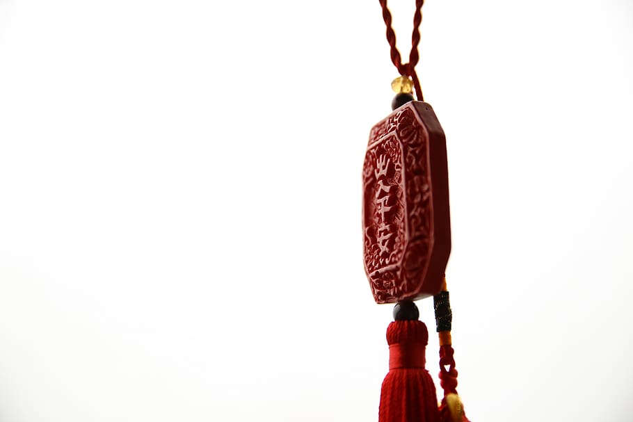 household, simple, home, red, hanging, studio shot, white background HD wallpaper