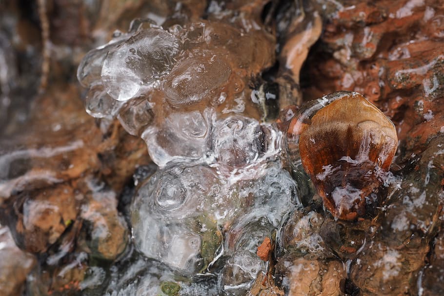 detail, ice, winter, close-up, nature, no people, solid, day HD wallpaper