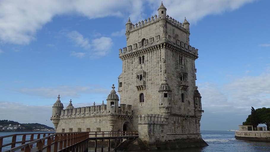 portugal, lisbon, tower of belém, places of interest, built structure, HD wallpaper