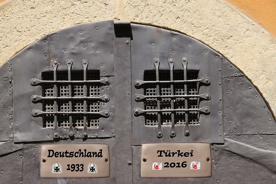 Prison, Erdogan, Hitler, Comparisons, prison doors, policy HD wallpaper