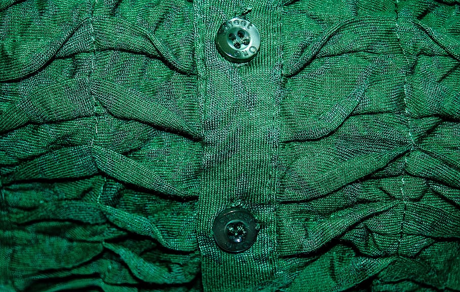 green textile, blouse, buttons, clothing, fashion, clothes HD wallpaper