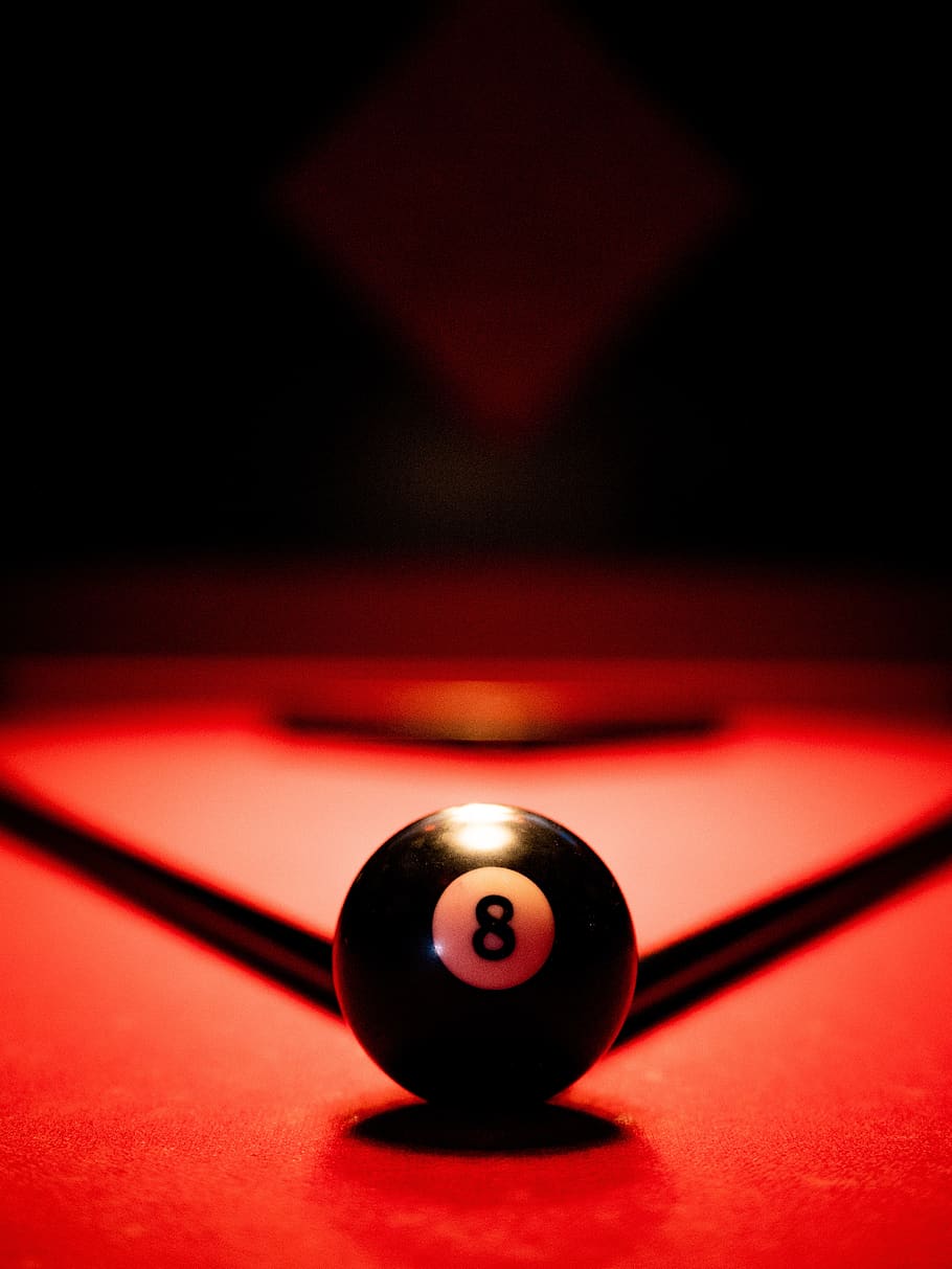HD wallpaper: eight-ball, 8 ball, pool, billiard, game, snooker, number,  table | Wallpaper Flare