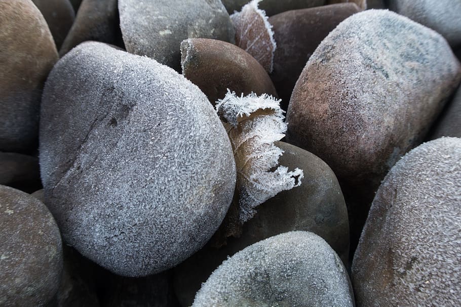 gallet, winter, grey, close-up, no people, full frame, large group of objects HD wallpaper
