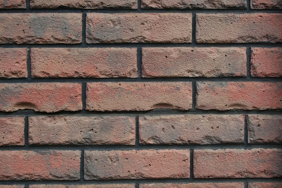 wall, brick, reds, browns, rows, pattern, wall - building feature HD wallpaper