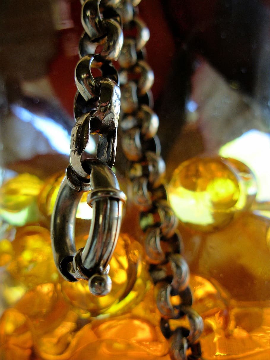 Gold, Chain, Glasses, Abstract, Creative, gold chain, close-up HD wallpaper