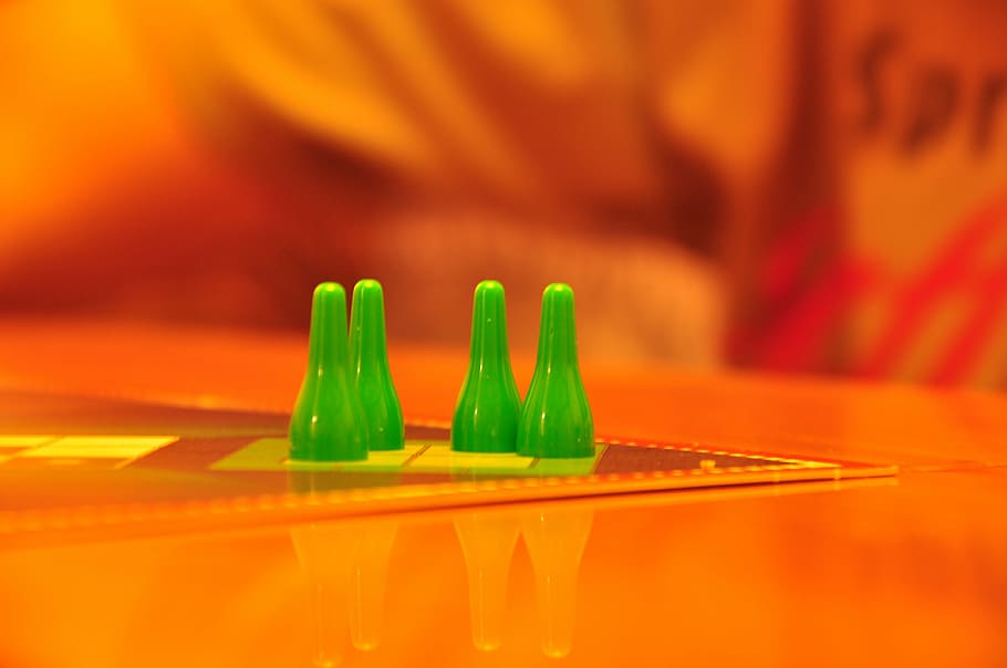 game, board game, pawns, green color, indoors, multi colored HD wallpaper