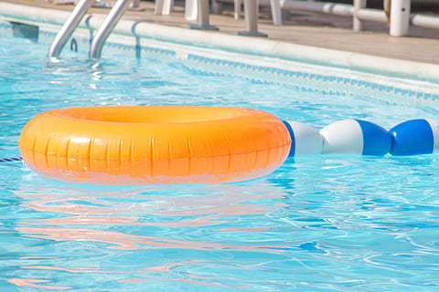 pool, outside, water, float, swimming Pool, blue, sport, fun HD wallpaper
