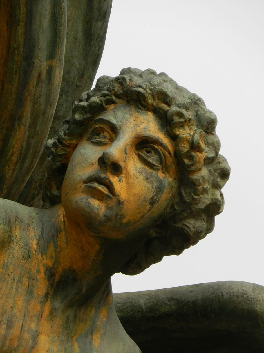 statue, look, expression, art and craft, sculpture, representation HD wallpaper