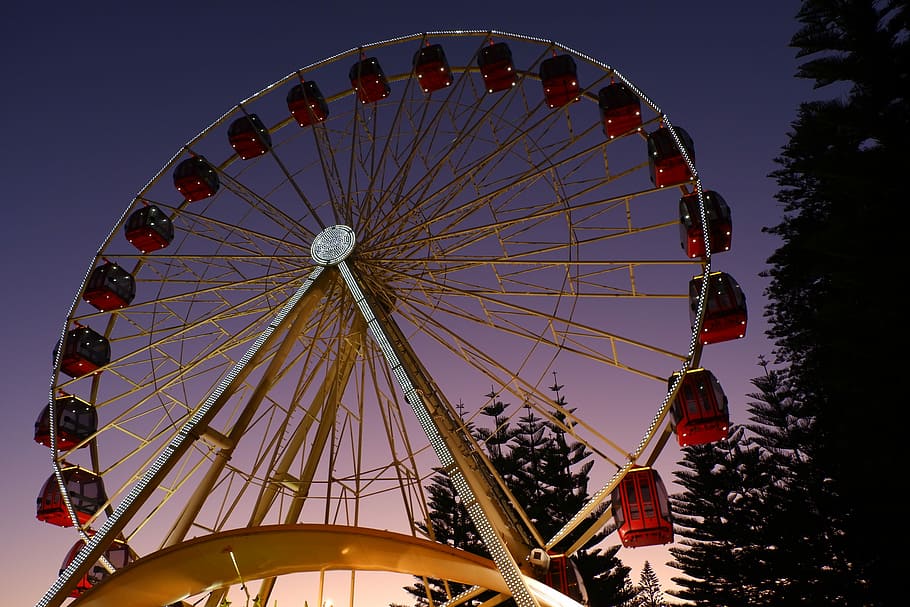 Toy, Enjoy, Fun, Holiday, park, ferris wheel, traveling carnival HD wallpaper