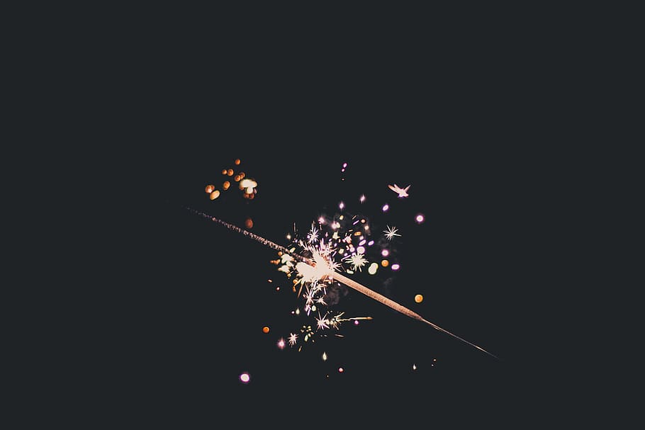 untitled, light, sparks, friction, dark room, firework, sparkle HD wallpaper