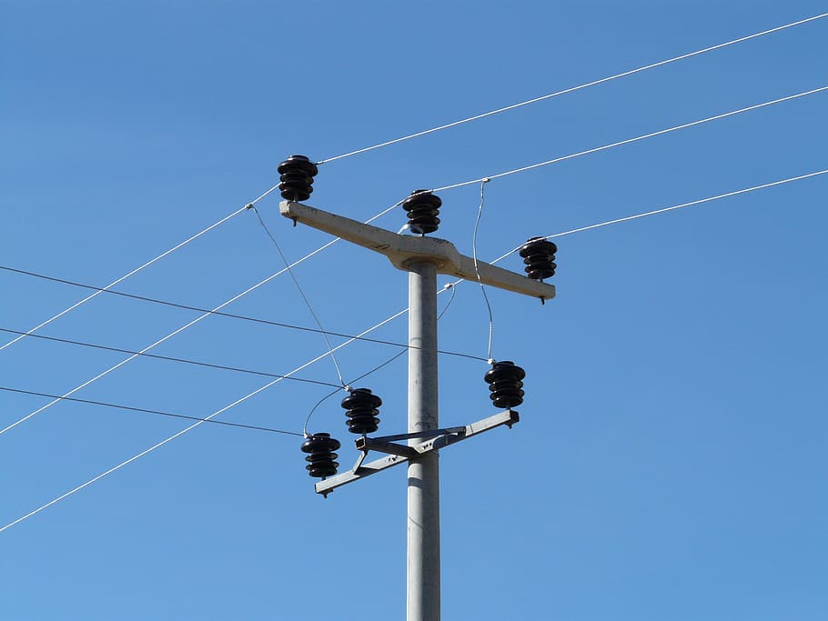 Insulators, Electricity, strommast, current, pylon, power line HD wallpaper