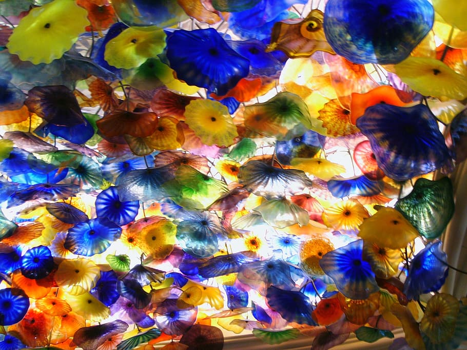 Bellagio Ceiling Glass Flowers | Shelly Lighting