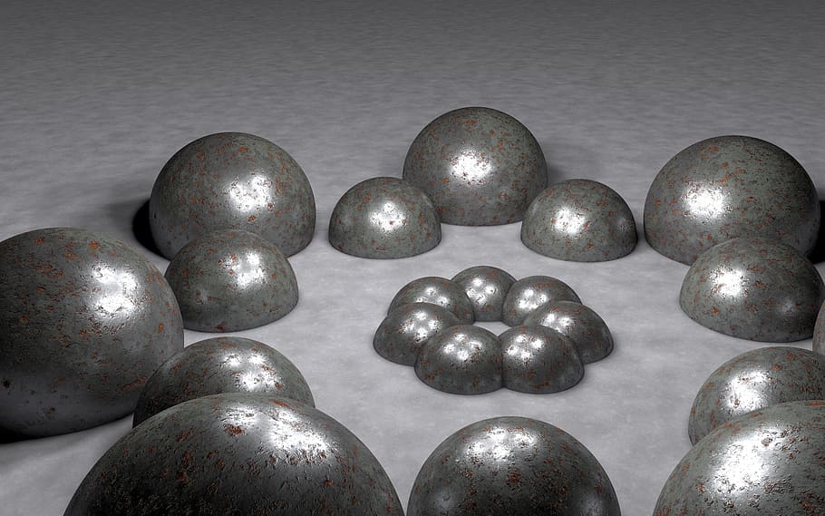 background, ball, stainless, abstract, form, decoration, backgrounds HD wallpaper