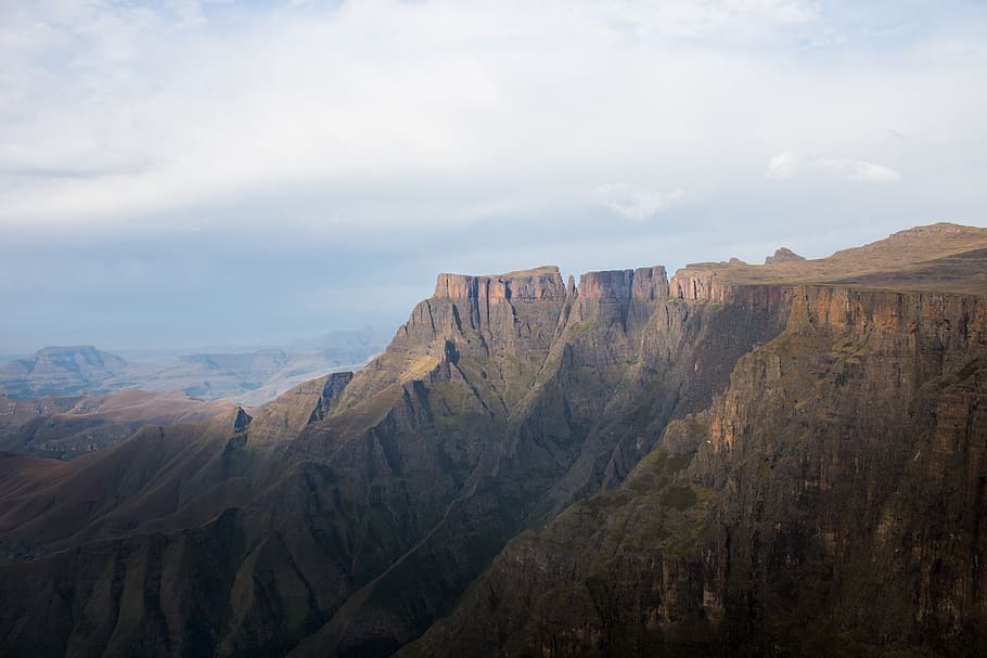 southafrica, za, drakensberg, mountains, landscape, nature, HD wallpaper