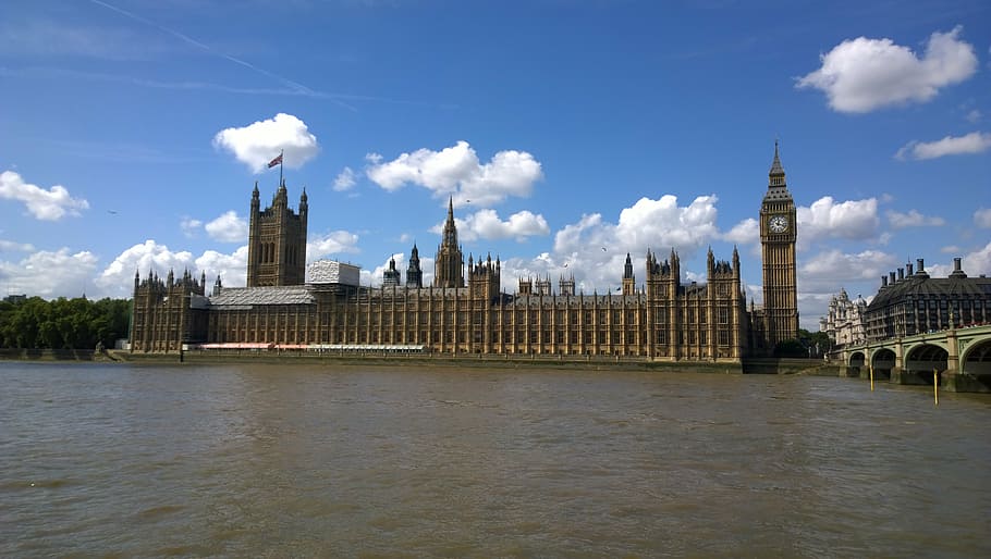 Westminster Castle, uk parliament, houses of parliament, england, HD wallpaper