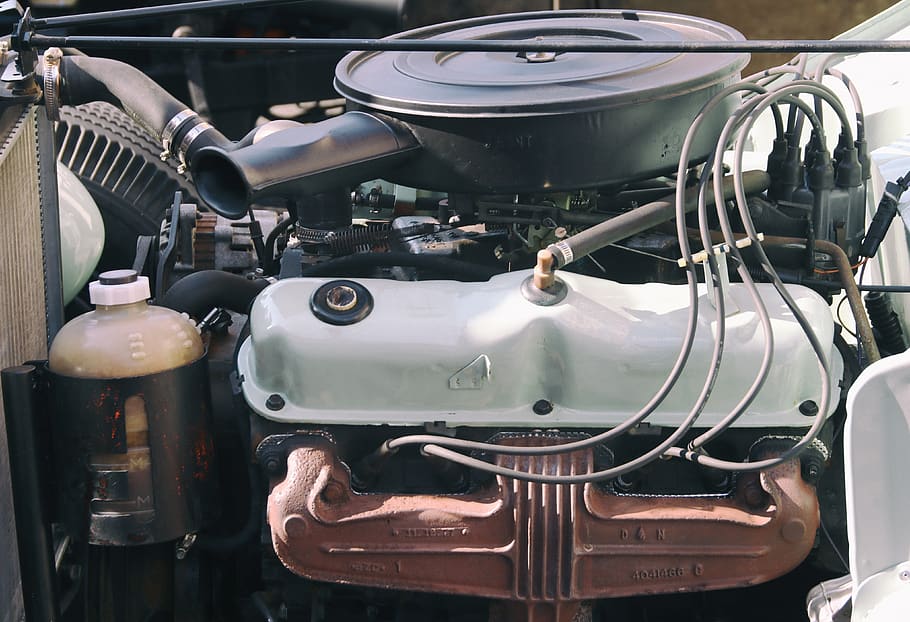 car, vintage, engine, transportation, mode of transportation HD wallpaper