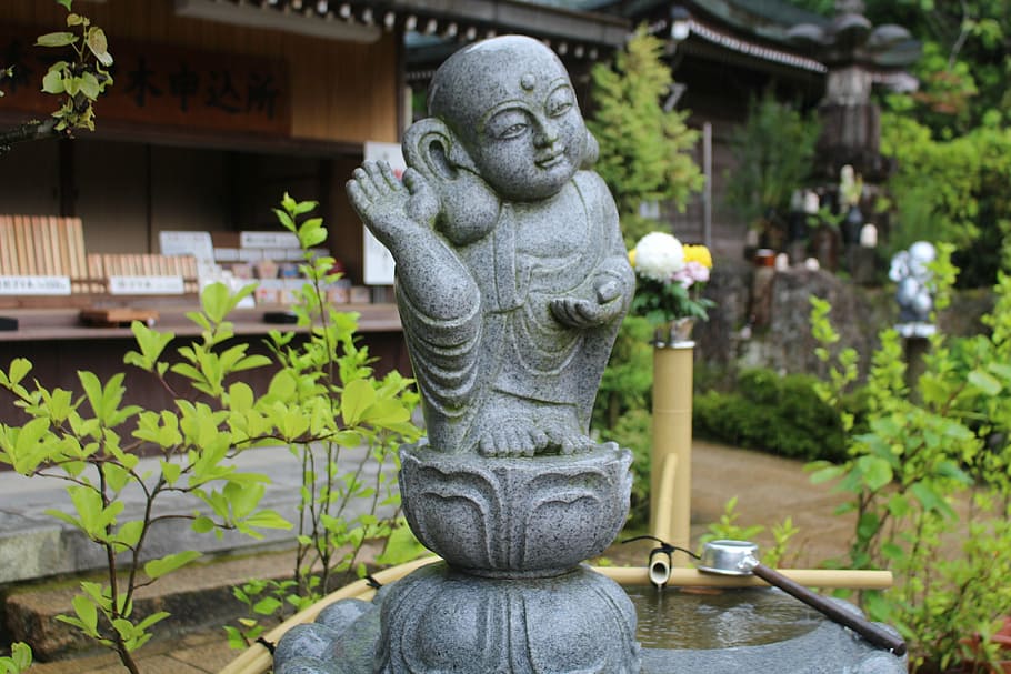 buddha, japan, temple, representation, statue, sculpture, art and craft HD wallpaper
