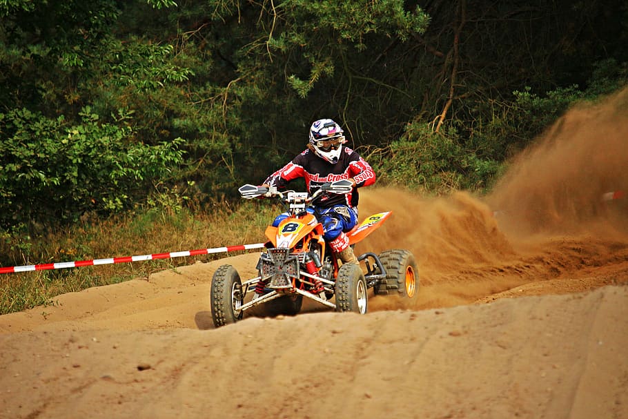 cross, quad, race, enduro, sand, motorcycle, motocross, motocross ride HD wallpaper