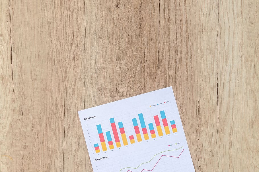 white printer paper, chart, graph, finance, financial, data HD wallpaper