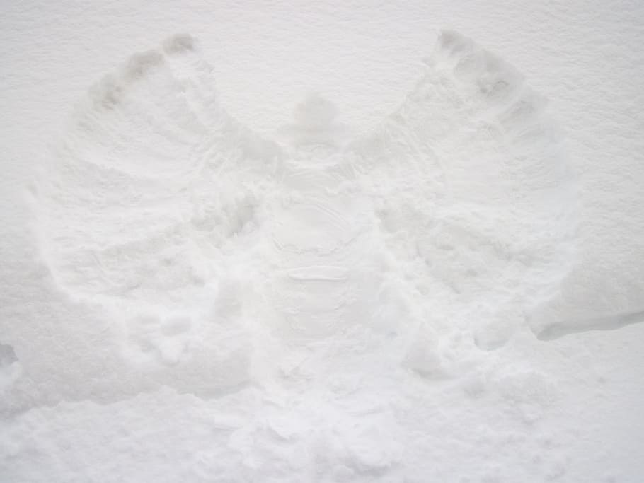 angel, christmas, cold, fun, season, snow, white, wings, winter HD wallpaper