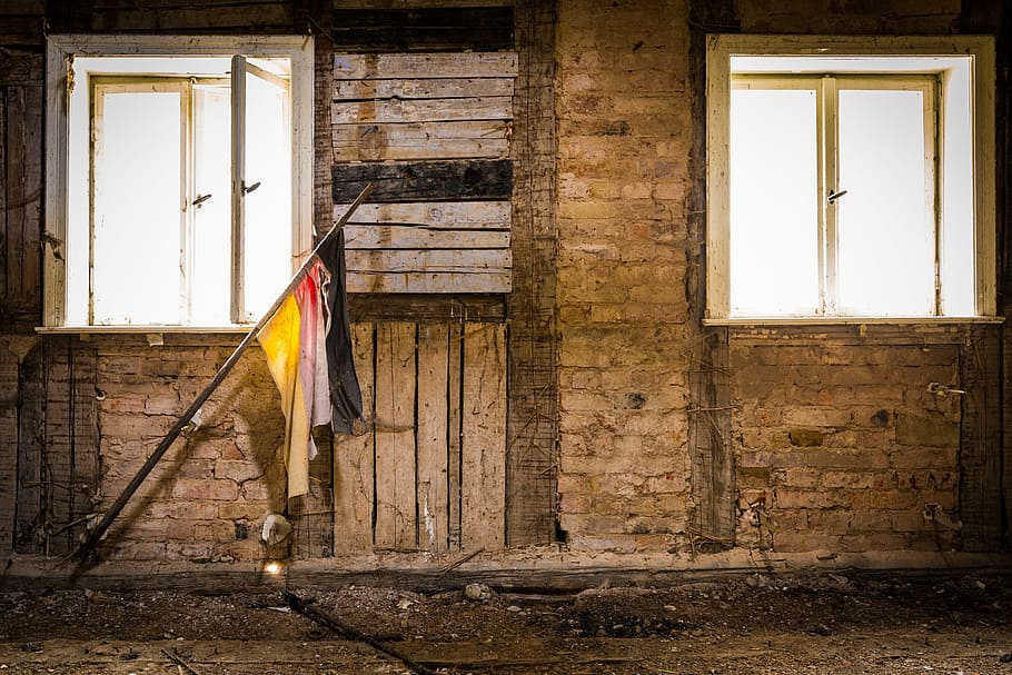 flag, attic, forget, germany, places of interest, past, memory HD wallpaper