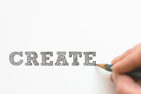Create wallpaper, art, design, pencil, lettering, calligraphy HD wallpaper