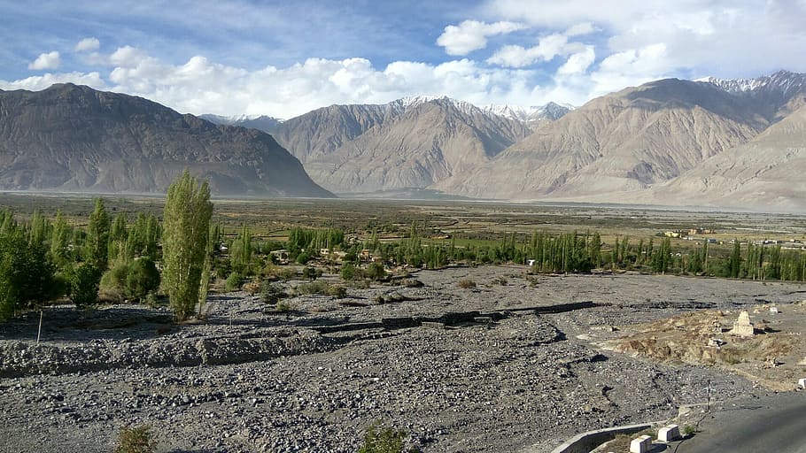 mountain, nature, landscape, sky, travel, leh, scenics - nature HD wallpaper